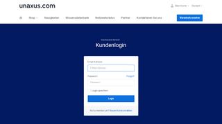 
                            2. Kundenlogin - UNAXUS