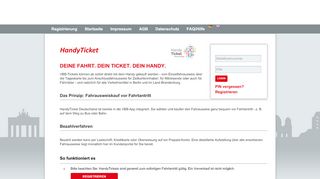 
                            2. Kundenportal - OVG - HandyTicket Deutschland