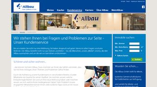 
                            3. Kundenservice | Allbau GmbH