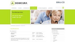 
                            2. Kundenservice - DOMCURA AG