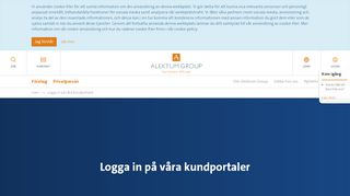 
                            3. Kundportaler — logga in | Alektum Group