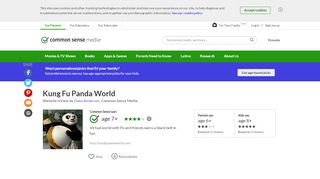 
                            7. Kung Fu Panda World Website Review - Common Sense Media