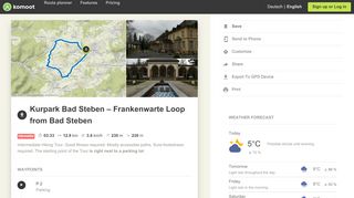 
                            1. Kurpark Bad Steben – Frankenwarte Loop from Bad Steben ...