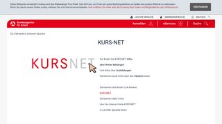 
                            8. KURS-NET - Bundesagentur für Arbeit