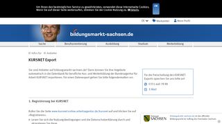 
                            4. KURSNET Export - bildungsmarkt-sachsen.de