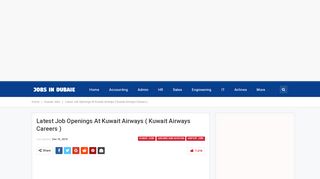 
                            9. Kuwait Airways Careers - Latest Job Openings At …