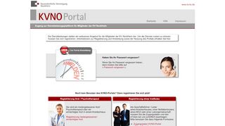 
                            3. KV Nordrhein Portal - KVNO-Portal