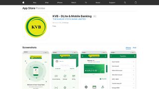 
                            6. ‎KVB - DLite & Mobile Banking on the App Store