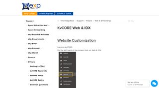 
                            8. KvCORE Web & IDX - eXp Realty