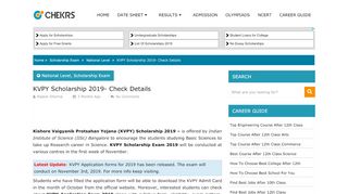 
                            5. KVPY 2019 2020 Registration Form, Eligibility, Exam Date ...