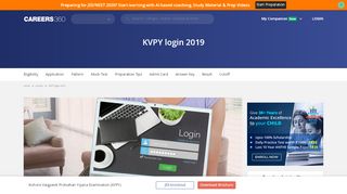 
                            3. KVPY login 2019 (Application, Admit card & result) - Check ...