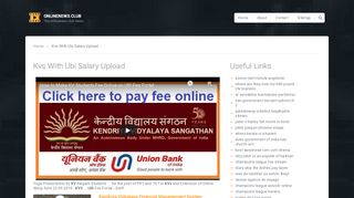 
                            1. Kvs With Ubi Salary Upload | Kendriya Vidyalaya Financial ...