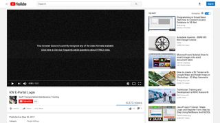
                            1. KW E-Portal Login - YouTube