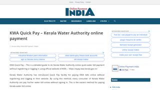 
                            1. KWA Quick Pay – Kerala Water Authority online quick bill ...