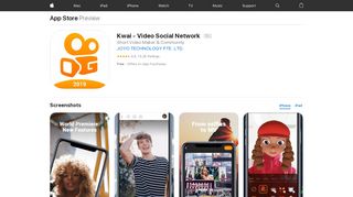 
                            3. Kwai - Video Social Network on the App Store