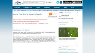 
                            8. Kwesé Free Sports Football Coverage :: Soccer …