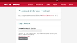 
                            2. Kwik Trip Loyalty | Registration - Kwik Rewards