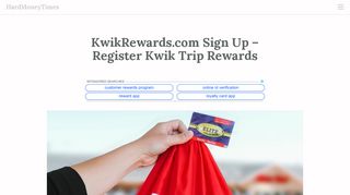 
                            1. KwikRewards.com Sign Up - Register Kwik Trip Rewards
