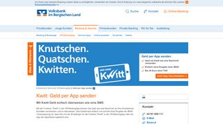 
                            8. Kwitt: Geld per App senden - bergische-volksbank.de