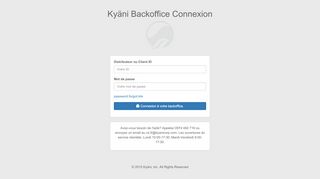 
                            1. Kyäni Backoffice Connexion - login.kyani.net