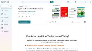 
                            6. Kyani Costs and How to Get Started | Antioxidant | Vitamin E