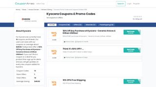 
                            7. Kyocera Coupons & Promo Codes - CouponArea.com