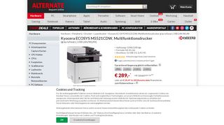 
                            6. Kyocera ECOSYS M5521CDW, Multifunktionsdrucker grau ...