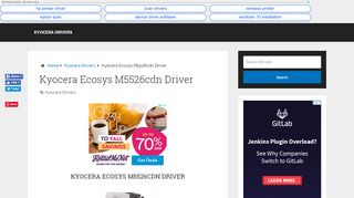 
                            6. Kyocera Ecosys M5526cdn Driver - Kyocera Drivers