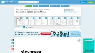 
                            8. KYOCERA KM-C2525E SERVICE MANUAL Pdf Download.