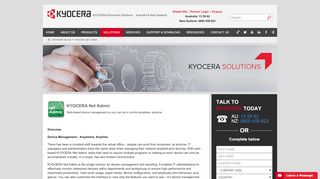 
                            6. KYOCERA Net Admin - KYOCERA Document Solutions