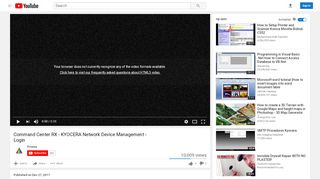 
                            7. KYOCERA Network Device Management - Login - YouTube