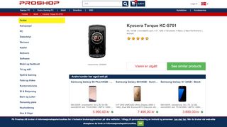 
                            7. Kyocera Torque KC-S701 | Billig - Proshop