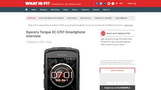 
                            4. Kyocera Torque KC-S701 Smartphone | Product overview ...