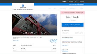 
                            4. L Seven Unit 4304 | DAHLIA San Francisco Housing Portal