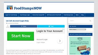 
                            6. LA Cafe Account Login Help - Food Stamps Now