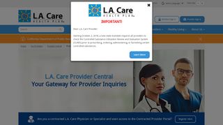 
                            1. L.A. Care Provider Central | L.A. Care Health Plan