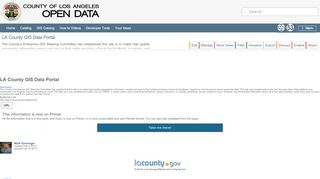 
                            5. LA County GIS Data Portal | LAC Open Data
