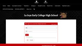 
                            5. La Joya Early College High School - Site Administration Login