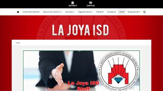 
                            1. La Joya ISD - Staff