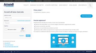 
                            4. La mia Area Riservata - Amundi