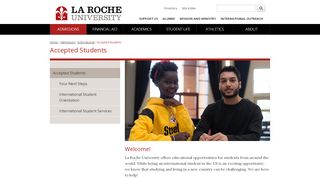 
                            5. La Roche College Accepted International Students | La Roche University