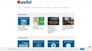 
                            6. La societ? di servizi per i Comuni dell'ANCI - Ancitel S.p.A