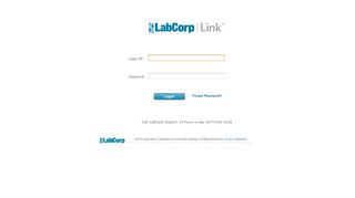 
                            1. LabCorp Link: Logon