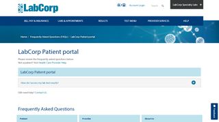 
                            4. LabCorp Patient portal | LabCorp