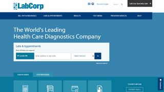 
                            3. LabCorp - The World's Leading Health Care Diagnostics Company
