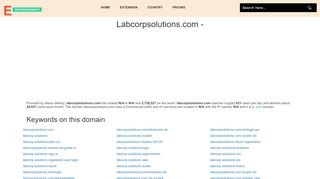 
                            4. Labcorpsolutions.com