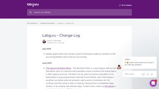 
                            6. Labguru - Change Log | Labguru Help Center