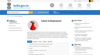 
                            3. Labour & Employment | National Portal of India