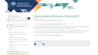 
                            2. Labour Market Information Portal (LMIP) | Department of Employment ...