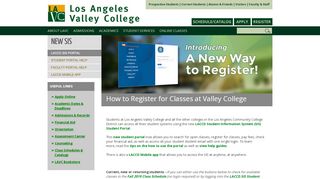 
                            6. LACCD SIS Portal: Los Angeles Valley College